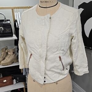 Garcia Jeans Women's Cream Jacket S